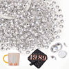 Picture of 400PCS SS34/7mm Crystal Rhinestones (Clear), Bedazzling Flatback Glass Rhinestones for Crafting DIY Nail Art Makeup Decoration, Gems Diomand Charms for Tumbler Shoes Clothing Mug