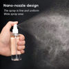 Picture of ZEJIA 3 Pack Small Spray Bottle, 2.7oz/80ml Travel Spray Bottle, Empty Fine Mist Spray Bottles, Refillable Mini Spray Bottles with Labels
