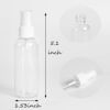 Picture of ZEJIA 3 Pack Small Spray Bottle, 2.7oz/80ml Travel Spray Bottle, Empty Fine Mist Spray Bottles, Refillable Mini Spray Bottles with Labels