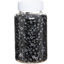 Picture of 2500pcs Hair Extentions Micro Rings Links Beads, 5mm Silicone Lined Beads for Human Hair Extensions Tool-Black