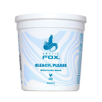 Picture of ARCTIC FOX Bleach Please, White Powder Bleach 8.8 oz Tub (0.5 lb) Perfect for bleach bosses with big hair goals.