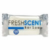 Picture of Freshscent 1.0 oz Bar Soap (100 Pack) Hotel Travel Size, Individually Wrapped, Vegetable Based, Bulk Amenities and Toiletries for Hospitality