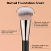 Picture of TEOYALL Domed Foundation Brush, Soft Dense Synthetic Bristles Blending Brush for Liquid Cream Foundation Bronzer Contour