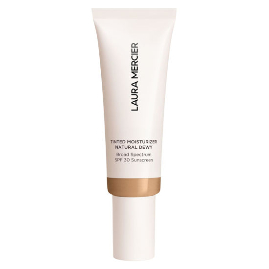 Picture of Laura Mercier Tinted Moisturizer Natural Dewy with SPF 30: 24HR+ Hydration, Long Lasting, Sheer to Light, Buildable Coverage, Dewy Finish, Improve Skin Tone and Texture, Skin Tint, Hazel