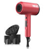 Picture of SHRATE Ionic Hair Dryer, Professional Salon Negative Ions Blow Dryer, Powerful 1800W for Fast Drying, 3 Heating/ 2 Speed, Cool Button, Damage Free Hair with Constant Temperature, Low Noise, Red