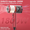 Picture of SHRATE Ionic Hair Dryer, Professional Salon Negative Ions Blow Dryer, Powerful 1800W for Fast Drying, 3 Heating/ 2 Speed, Cool Button, Damage Free Hair with Constant Temperature, Low Noise, Red