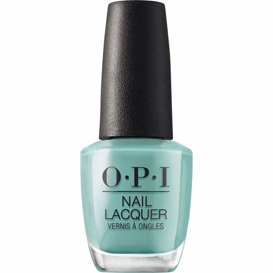 Picture of OPI Nail Lacquer Closer Than You Might Belém | Opaque Soft Blue Crème Chip Resistant Nail Polish | Lisbon Collection