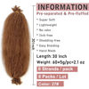Picture of 8 Packs Honey Blond Springy Afro Twist Hair 30 Inch Pre-Separated Spring Twist Crochet Braids Hair For Long Marley Twist Braiding Hair Extension For Women (8 Strands/Pack,27#)