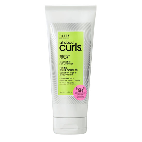 Picture of All About Curls Bouncy Cream Styling | Touchable Soft Definition | Define, Moisturize, De-Frizz | All Curly Hair Types | Vegan & Cruelty Free | Sulfate Free | 10.1 Fl Oz