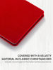 Picture of OMIRO Compact Mirror, 1X/3X Magnifying Mirror with Velvet Cover, Pocket Ultra Portable for Purses and Travel(Christmas Red)