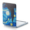 Picture of OMIRO 1X/3X Magnifying Mirror, Unique Painting Compact Mirror with Classical PU Leather, 2.4" W x 3.4" L (Starry Night)