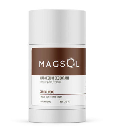Picture of MAGSOL Natural Deodorant for Men & Women - Perfect for Ultra Sensitive Skin, Aluminum Free Deodorant for Men, Aluminum Free Deodorant for Women, Baking Soda Free (Sandalwood)