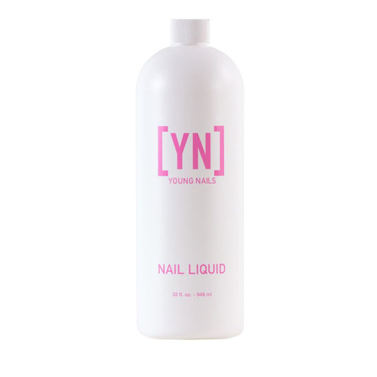 Picture of Young Nails Liquid Nail Monomer for Acrylic Nail Powder - Professional Liquid Monomer, Acrylic Nails At Home, Low Odor, MMA Free, Non-Yellowing, 32 oz