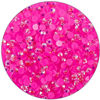Picture of 3000 Pieces SS12 3mm Flatback Rhinestones Clear Glasses Round Gems AB Crystals for Nail Art DIY Crafts Clothes Glitter Stones （Light Rose Red）