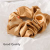 Picture of 6 Pieces Satin Silk Scrunchies for hair, Big Hair Scrunchies Satin Hair Ties Ponytail Holder No Hurt Your Hair