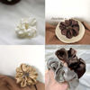 Picture of 6 Pieces Satin Silk Scrunchies for hair, Big Hair Scrunchies Satin Hair Ties Ponytail Holder No Hurt Your Hair