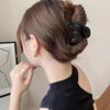 Picture of ATODEN Jumbo Octopus Hair Clips - 3.15" Matte Black Claw Clips for Long, Thick Hair (Pack of 5)