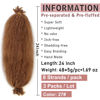 Picture of 24 Inch 3 Packs Springy Afro Twist Hair Pre Fluffed Spring Twist Hair For Distressed Soft Locs Light Golden Brown Afro Twist Hair Natural Marley Twist Braiding Hair Extensions (24 Inch 3Pcs, 27#)