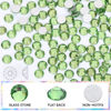 Picture of Novani Crystal Rhinestones, Flatback Loose Gemstones 288pcs Glass Rhinestones for Clothes Shoes Crafts Makeup Nail Art and DIY Decorations(SS30, Light Green)