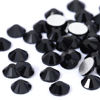 Picture of Novani Rhinestones 3000Pcs Flatback Crystal Round Loose Gemstones Glass Rhinestones for Crafts Makeup Nail Art Clothes Shoes DIY Decorations(SS6, 1.9-2.0mm,Black)