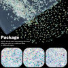 Picture of 5760 Pieces Flatback Rhinestones for Nails 1.2MM Nail Rhinestones Gems Jewels Diamond Glass Mini AB Crystal Gemstones Bling Stones for Crafts Makeup Face Eyes,Transparent AB