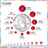 Picture of Novani Rhinestones 3000Pcs Flatback Crystal Round Loose Gemstones Glass Rhinestones for Crafts Makeup Nail Art Clothes Shoes DIY Decorations(SS6, 1.9-2.0mm,Light Siam)