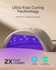 Picture of MelodySusie UV Nail Lamp, Plus30F UV Light for Gel Nails LED Nail Dryer with 3 Timer, Smart Sensor, LCD Display Fast Curing Gel Nail Polish Nail Art Tools Manicure Accessories-White