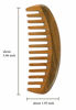 Picture of Louise Maelys Wooden Wide Tooth Comb for Curly Hair Anti-Static Sandalwood Hair Combs for Adults and Kids