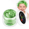 Picture of Green Hair Dye Wax, Ultikare Temporary Hair Color for Kids 3.4 Fl Oz Washable Natural Hair Wax Color Dye Mud Cream DIY Hairstyle Clay For Halloween, Cosplay, Party, Christmas Gift Boys