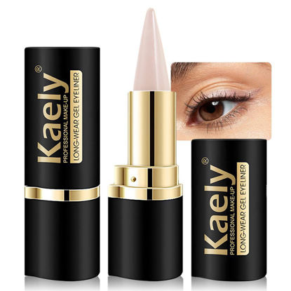 Picture of evpct 1Pcs Nude Gel Eyeliner Pencil Eye Black Face Paint Stick Makeup Set Waterproof Matte Cream Crayon Eyeliner Pencil Set Cat Eye Liners Eyeshadow Guide delineador de ojos contra el agua