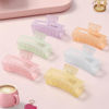 Picture of Sisiaipu 3.5 Inch Medium Hair Accessories - 6 Pack Square and Rectangle Banana Jaw Clips for Women and Girls - Ice Cream