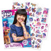 Picture of Savvi - 50 My Little Pony Temporary Tattoos: Skin-Safe Ink, Great for Birthday Parties, Gifts for Boys and Girls Ages 4-12+, Made in the USA [6 sheets, 50 count]
