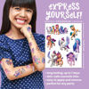 Picture of Savvi - 50 My Little Pony Temporary Tattoos: Skin-Safe Ink, Great for Birthday Parties, Gifts for Boys and Girls Ages 4-12+, Made in the USA [6 sheets, 50 count]