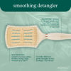 Picture of EcoTools Smoothing Detangler Hairbrush, Brush For Wet Or Dry Hair, Pain-Free Detangling, Style & Smooth Hair, Heat Resistant Brush, Renewable Bamboo & Flexible Bristles, Vegan & Cruelty-Free, 1 Count