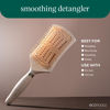 Picture of EcoTools Smoothing Detangler Hairbrush, Brush For Wet Or Dry Hair, Pain-Free Detangling, Style & Smooth Hair, Heat Resistant Brush, Renewable Bamboo & Flexible Bristles, Vegan & Cruelty-Free, 1 Count