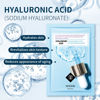 Picture of Face Mask Skin Care Hydrating Anti Aging Facial Mask Hyaluronic Acid Sheet Pack Deep Moisturizing Hydration Facemask Sheets for Women SkinCare Beauty Smoothing Rejuvenating Growing Gifts10 Sheets