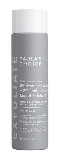 Picture of Paula’s Choice 6% Mandelic Acid + 2% Lactic Acid Exfoliant, Gentle Daily AHA Exfoliation for Discoloration, Bumpy Texture & Radiance, for Sensitive Skin, Fragrance-Free & Paraben-Free, 3 Fl. Oz.