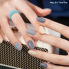 Picture of Heyhae Semi Cured Gel Nail Strips | Sun Cured Gel Nail Wraps No LED Lamp Needed Easy Apply & Remove | Includes 28 strips, 1 Prep Pad, 1 Nail File & 1 Wooden Stick - Hey, It's Your Era