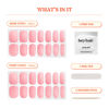 Picture of Heyhae Semi Cured Gel Nail Strips | Sun Cured Gel Nail Wraps No LED Lamp Needed Easy Apply & Remove | Includes 28 strips, 1 Prep Pad, 1 Nail File & 1 Wooden Stick - Hey, Strawberry Picking?