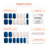 Picture of Heyhae Semi Cured Gel Nail Strips | Sun Cured Gel Nail Wraps No LED Lamp Needed Easy Apply & Remove | Includes 28 strips, 1 Prep Pad, 1 Nail File & 1 Wooden Stick - Hey, Let's Play Ball
