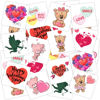 Picture of ArtCreativity Valentines Glitter Tattoos for Kids, 144 Pack, Temporary Tattoo Valentines Day Party Favors in 12 Cute Designs, Valentines Gifts for Kids, Class Rewards, and Goodie Bag Fillers