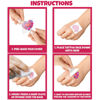 Picture of ArtCreativity Valentines Glitter Tattoos for Kids, 144 Pack, Temporary Tattoo Valentines Day Party Favors in 12 Cute Designs, Valentines Gifts for Kids, Class Rewards, and Goodie Bag Fillers