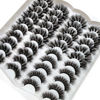 Picture of Fluffy Mink Lashes 20 Pairs Dramatic Thick Long 5D False Eyelashes 20mm 4 Styles D Curl Fake Eyelashes Pack, by Kmilro