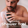 Picture of MainBasics Shower Tool Duo 2-1 Shower Loofah Sponge and Exfoliating Body Scrubber (2 Pack)