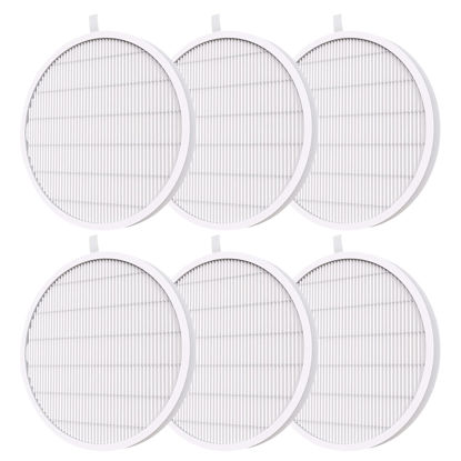 Picture of MelodySusie Nail Dust Collector Replacement Filter 6 Pack, Reusable Dust Filter for MelosySusie Nail Dust Collector Vacuum Fan Dust Collector Extractor Electric Dust Suction Machine