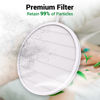 Picture of MelodySusie Nail Dust Collector Replacement Filter 6 Pack, Reusable Dust Filter for MelosySusie Nail Dust Collector Vacuum Fan Dust Collector Extractor Electric Dust Suction Machine