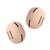 Picture of FERYES 2 PCS Makeup Sponge Holder - Shatterproof Eco-Friendly Silicone Beauty Make Up Blender Case for Travel - Khaki