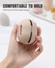 Picture of FERYES 2 PCS Makeup Sponge Holder - Shatterproof Eco-Friendly Silicone Beauty Make Up Blender Case for Travel - Khaki