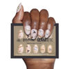 Picture of Harry Potter™ x Glamnetic Press On Nails - Hogwarts™ | Semi-Transparent Multi Graphic Short Oval False Nails, Reusable Stick On Fake Nails with Glue | Salon Quality | 15 Sizes - 30 Nail Kit