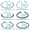 Picture of KELUBATU Metal Hair Band, Metal Fashion Hair Bands, Unisex Black Metal Headbands, Wavy Headband Perfect for Outdoor Sports and Daily Use (10pcs)